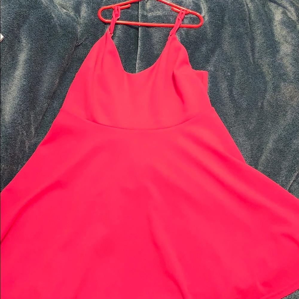 mini hot pink dress from lulus